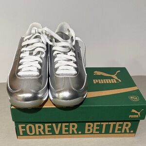 Puma Shiny Silver Sneakers